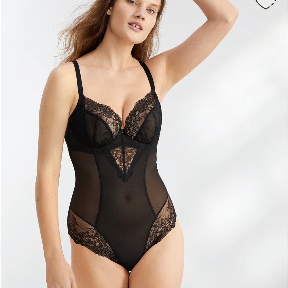 Panache Ana Side Support Bodysuit Teddy